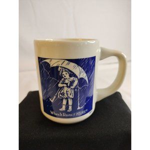 Vintage Morton Salt 1914 Logo Girl When It Rains It Pours New